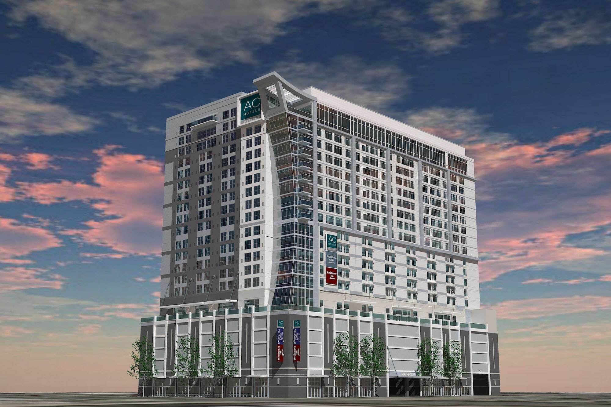 Springhill Suites By Marriott Nashville Downtown/Convention Center Exterior photo